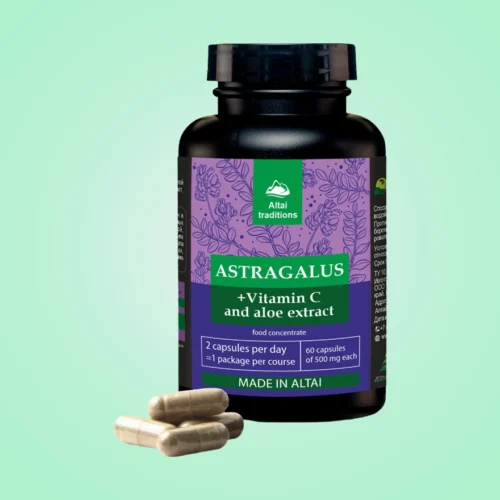 Concentrate Astragalus and Aloe juice, 60 capsules