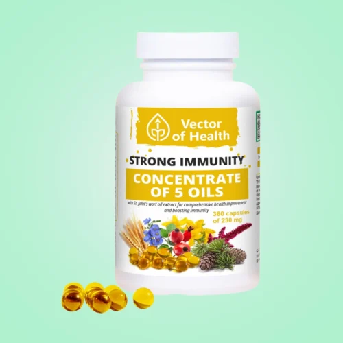 Strong immunity - 5 oil concentrate, 360 capsules