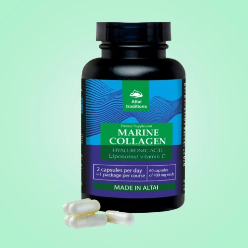 Concentrate Marine collagen with hyaluronic acid, 60 capsules