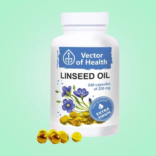 Linseed oil, 240 capsules