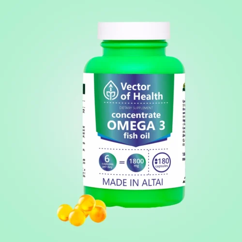 The complex OMEGA 3 fish oil, 180 capsules