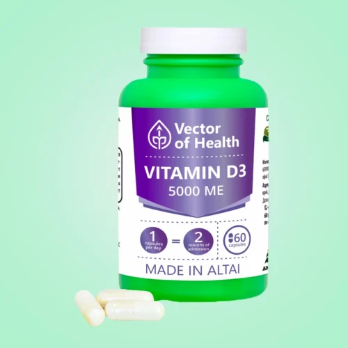 Vitamin D3 5000 IU, 60 capsules